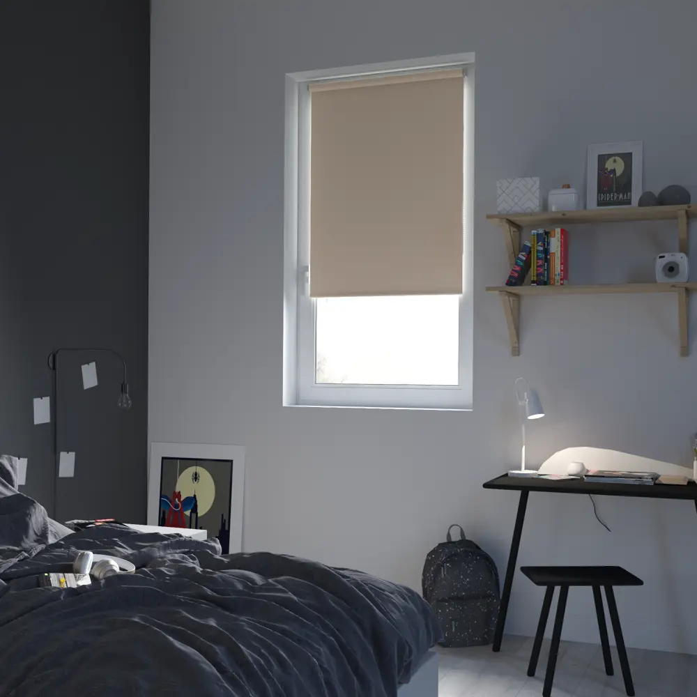 Штора рулонная блэкаут Inspire Belem 40x160 см коричневая 82689482 STLM-2001372 - Вид №9