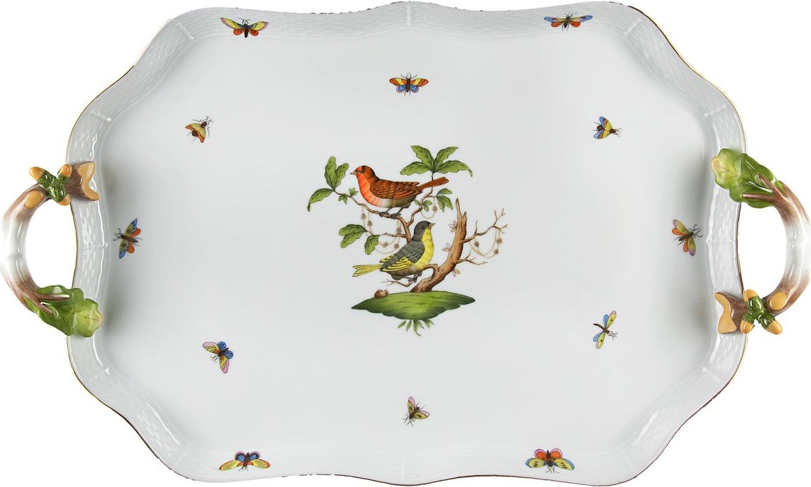 74279 Herend Поднос с ручками 47см "Ротшильд" Фарфор 