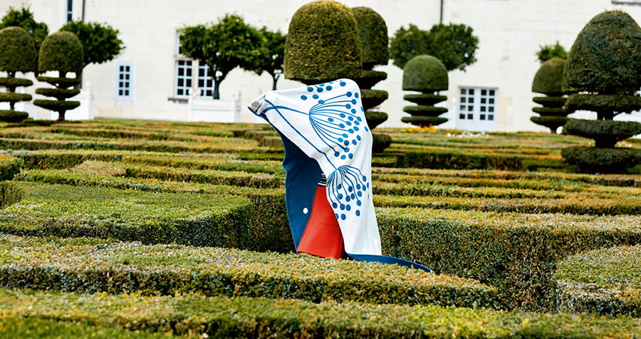 Плед Cle Des Champs Carrot 120х160 см Fermob 311327 - Вид №3