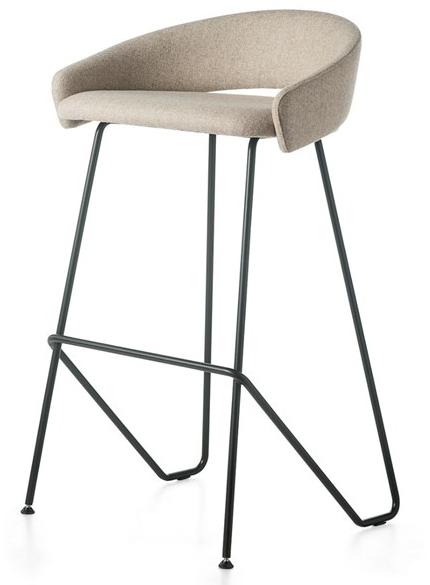 Kastel Высокий табурет из ткани с подставкой для ног sun-id-1411508 - Вид №1