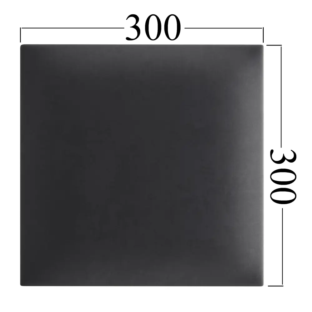 Панель тканевая Vilo 300x300 мм цвет графит 85517715 STLM-2202794 Santreyd  - Вид №3