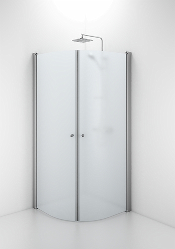 58800192 Гнутая дверь IFO Space SBNF, алюминиевый профиль, матовое стекло с ручкой, SBNF 800 - Вид №2