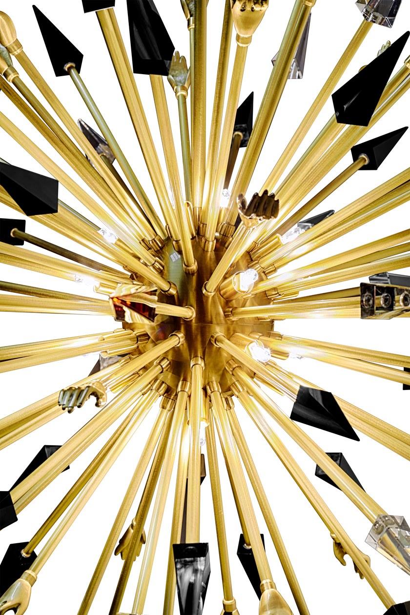 KOKET Подвесной светильник прямого и отраженного света из латуни sun-id-1372600 - Вид №4