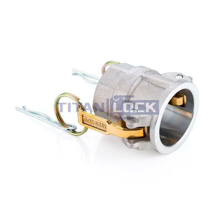 Камлок алюминиевый тип D розетка, внутр. резьба BSP 2", TL200DAL TITAN LOCK  - Вид №5