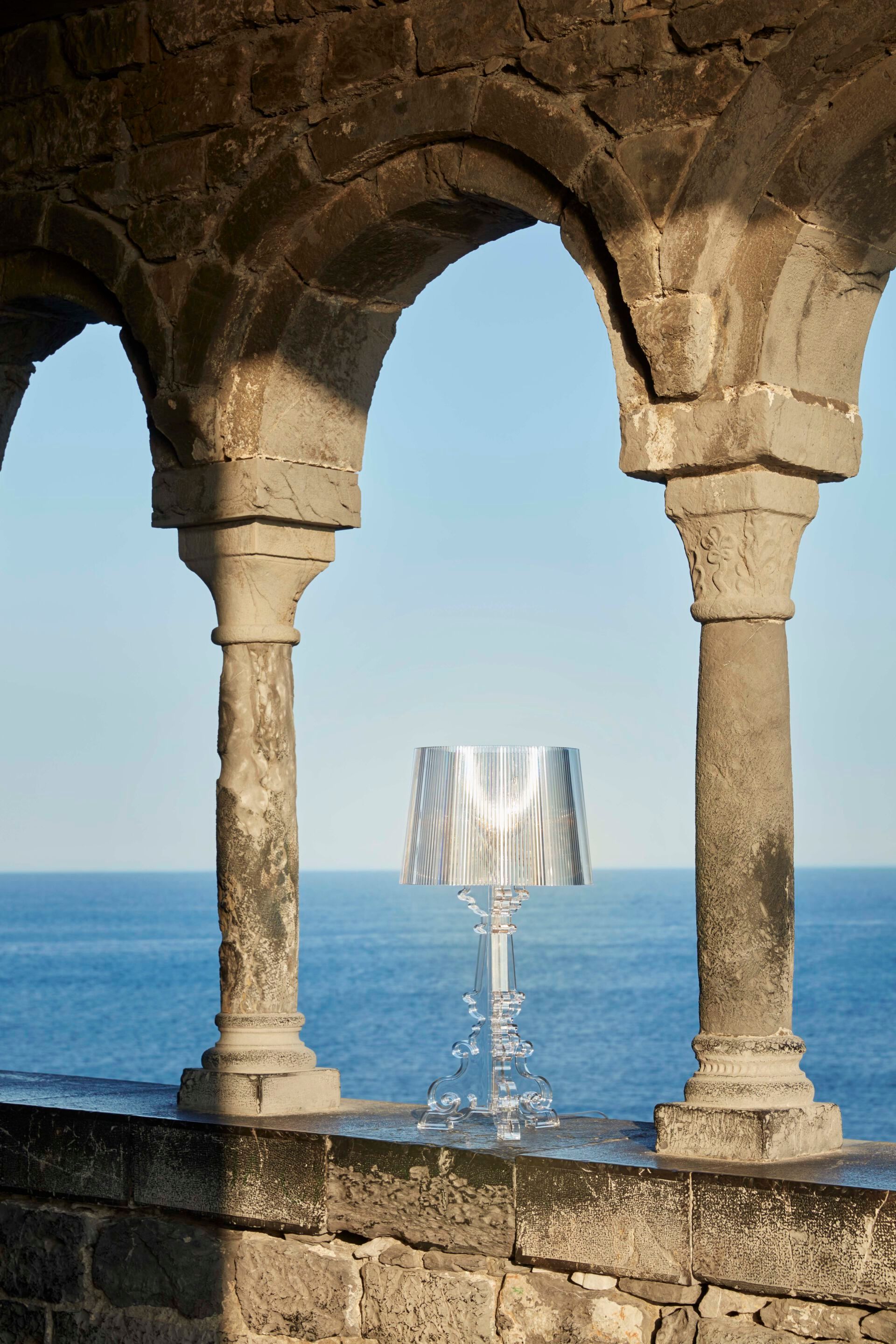 Поликарбонатная светодиодная настольная лампа с регулируемой яркостью Kartell BOURGIE ARCH-00127267 - Вид №48