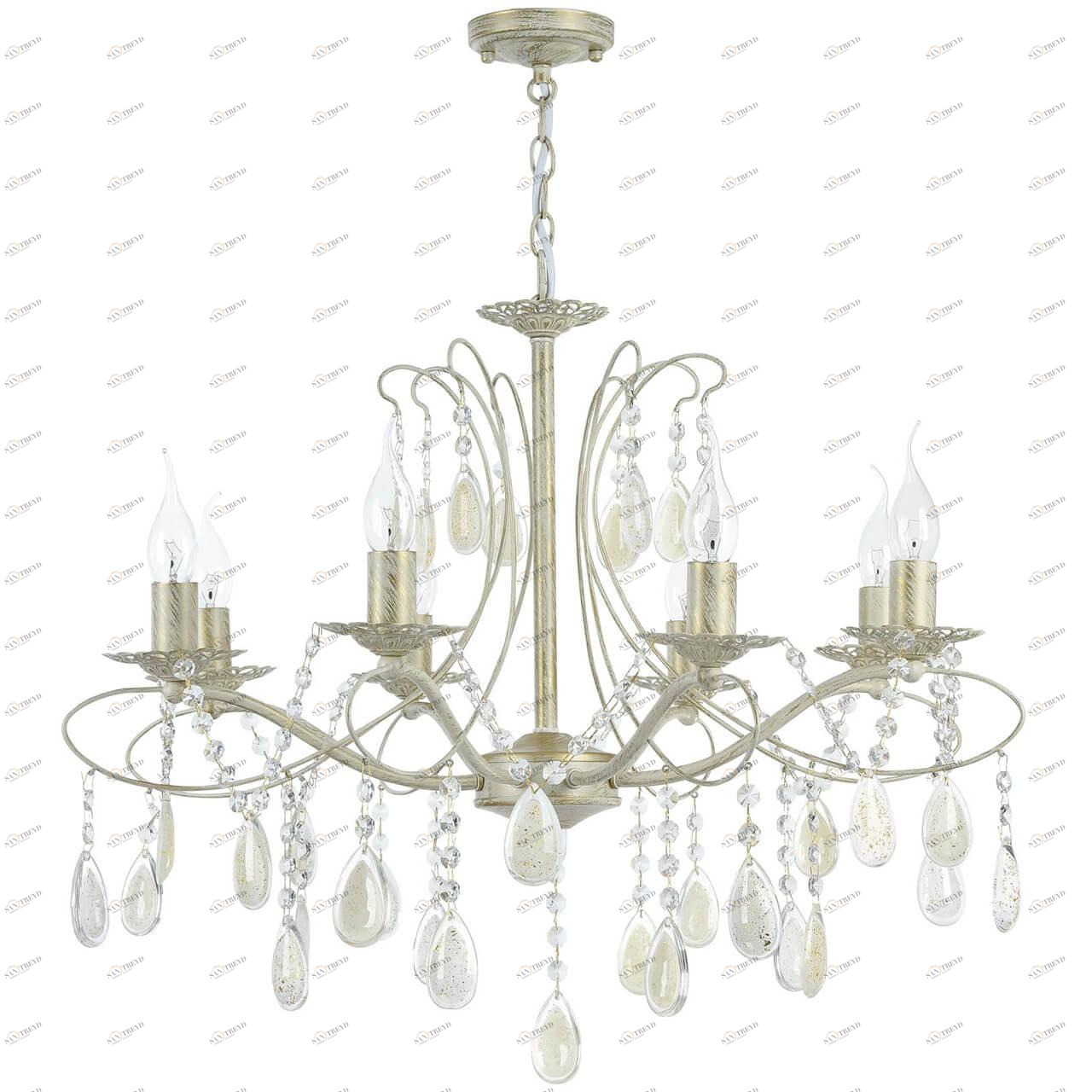 Подвесная люстра Freya Antonia FR2320-PL-08-WG FREYA ANTONIA WHITE 187157 Белый 