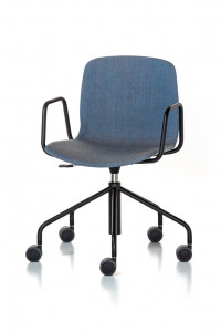 Стул офисный Alfa | 5 razze acciaio “Classic” con braccioli Martedesign Alfa