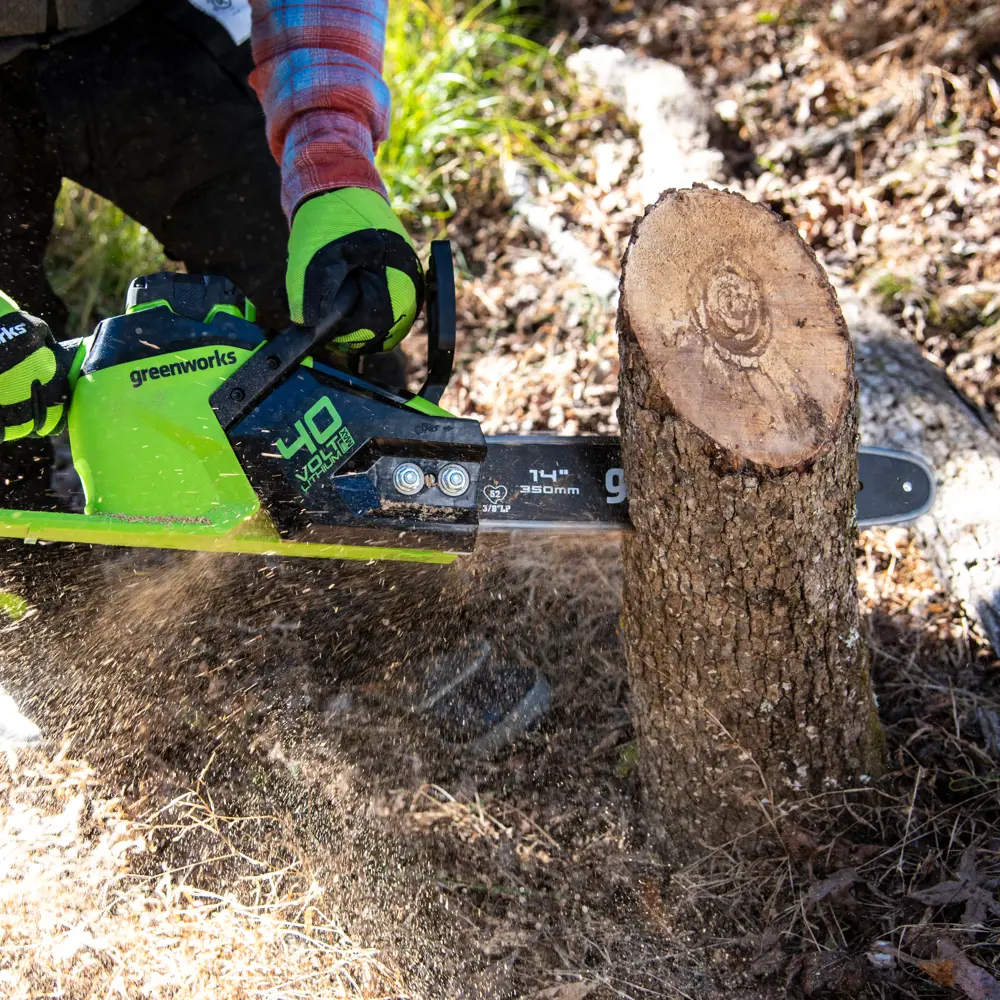 Аккумуляторная пила Greenworks 40V с шиной 35 см - компактная мощность для сада и леса 86837016 STLM-0071914 - Вид №6