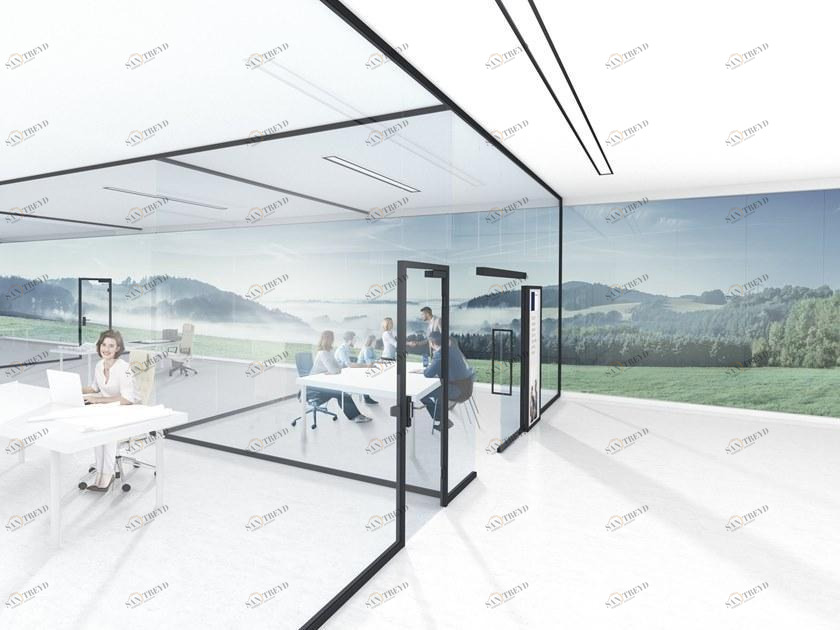 Dormakaba Стеклянная перегородка с дверью sun-id-1366393
