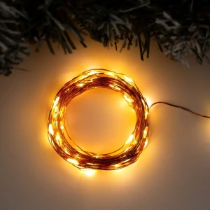 90641839 Электрогирлянда комнатная Luazon lighting 5198364 роса 10 м 100 ламп бесцветный 1 режим работы STLM-0965723