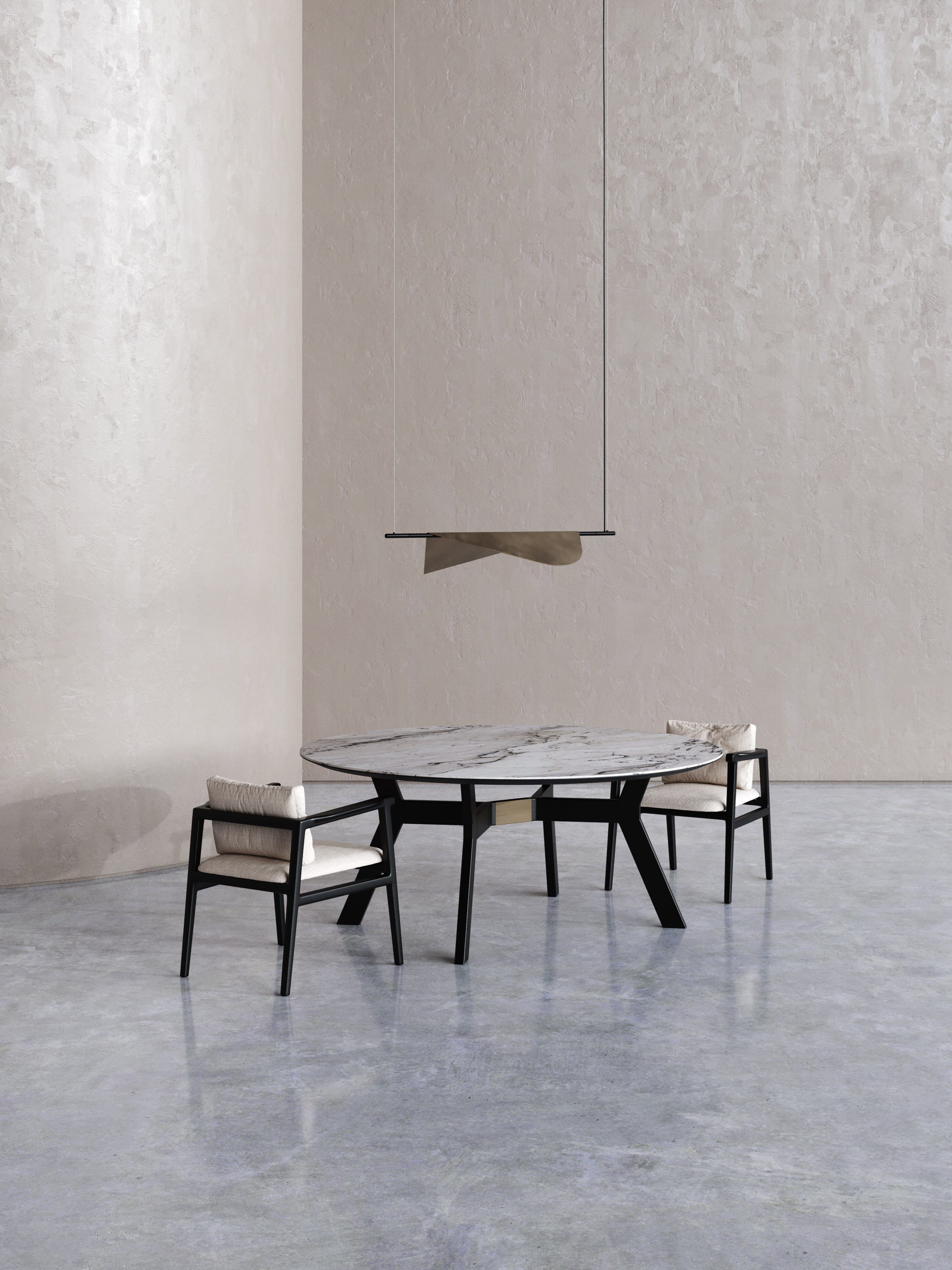 Круглый деревянный обеденный стол Stylish Club Toro ARCH-00053451 - Вид №6