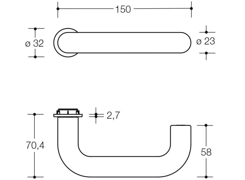 111PBM02.230 Свободно занятое множество HEWI Edition matt  - Вид №6