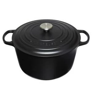 Кастрюля глубокая чугунная Le Creuset, Ø26 см, черная