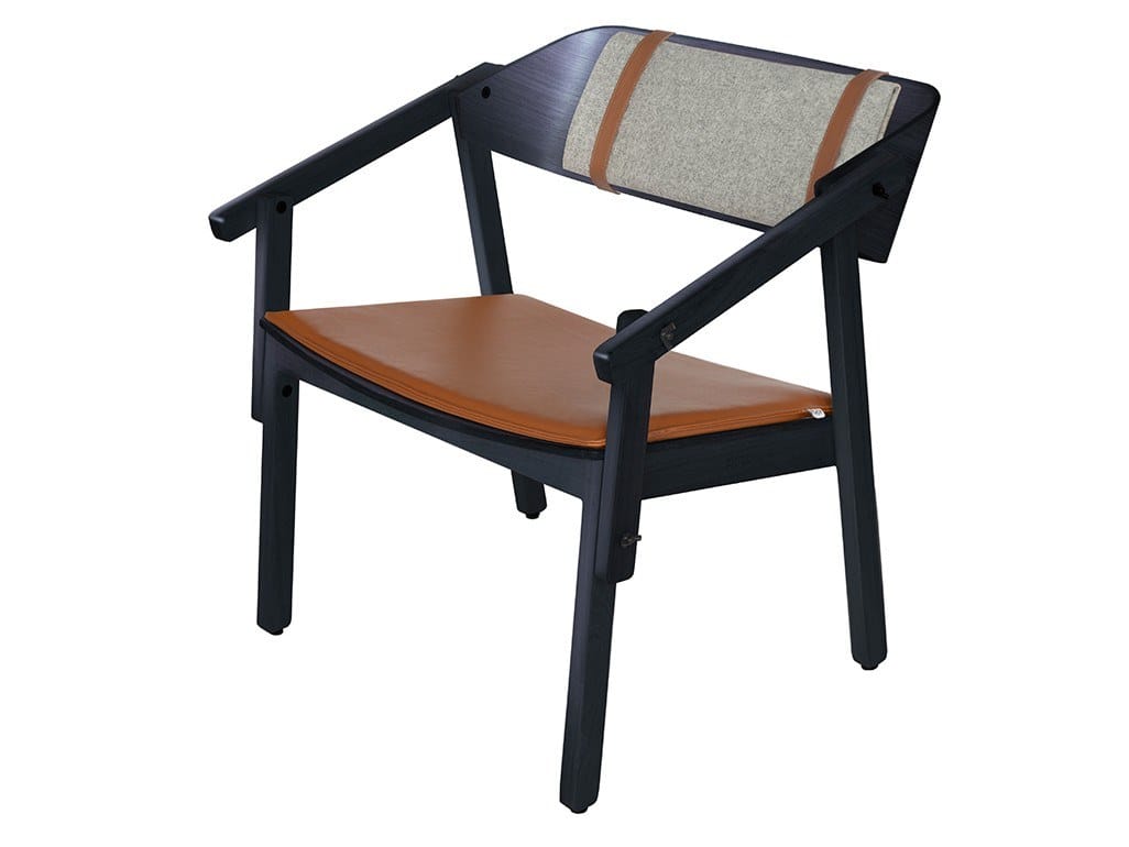 Дубовое кресло с мягким сиденьем Askia Atelier Lounge ARCH-00037318