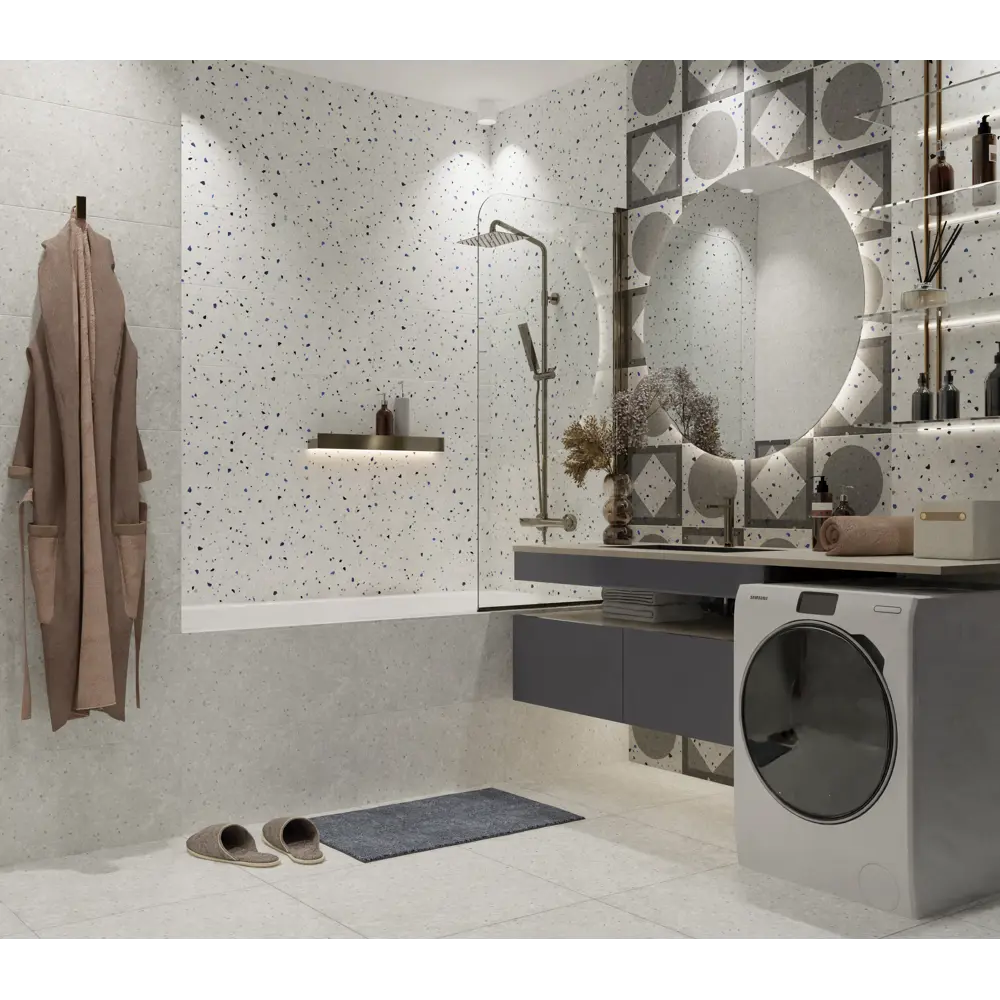 Керамин Салерно 7 — настенная плитка с эффектом терраццо для современного интерьера 89398689 STLM-1573361 - Вид №7