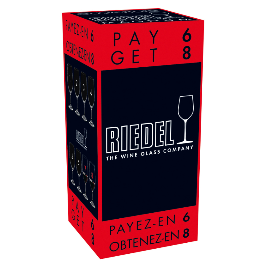 Набор фужеров Ouverture Magnum, 530 мл, 8 шт., бессвинцовый хрусталь Riedel 540880 - Вид №3