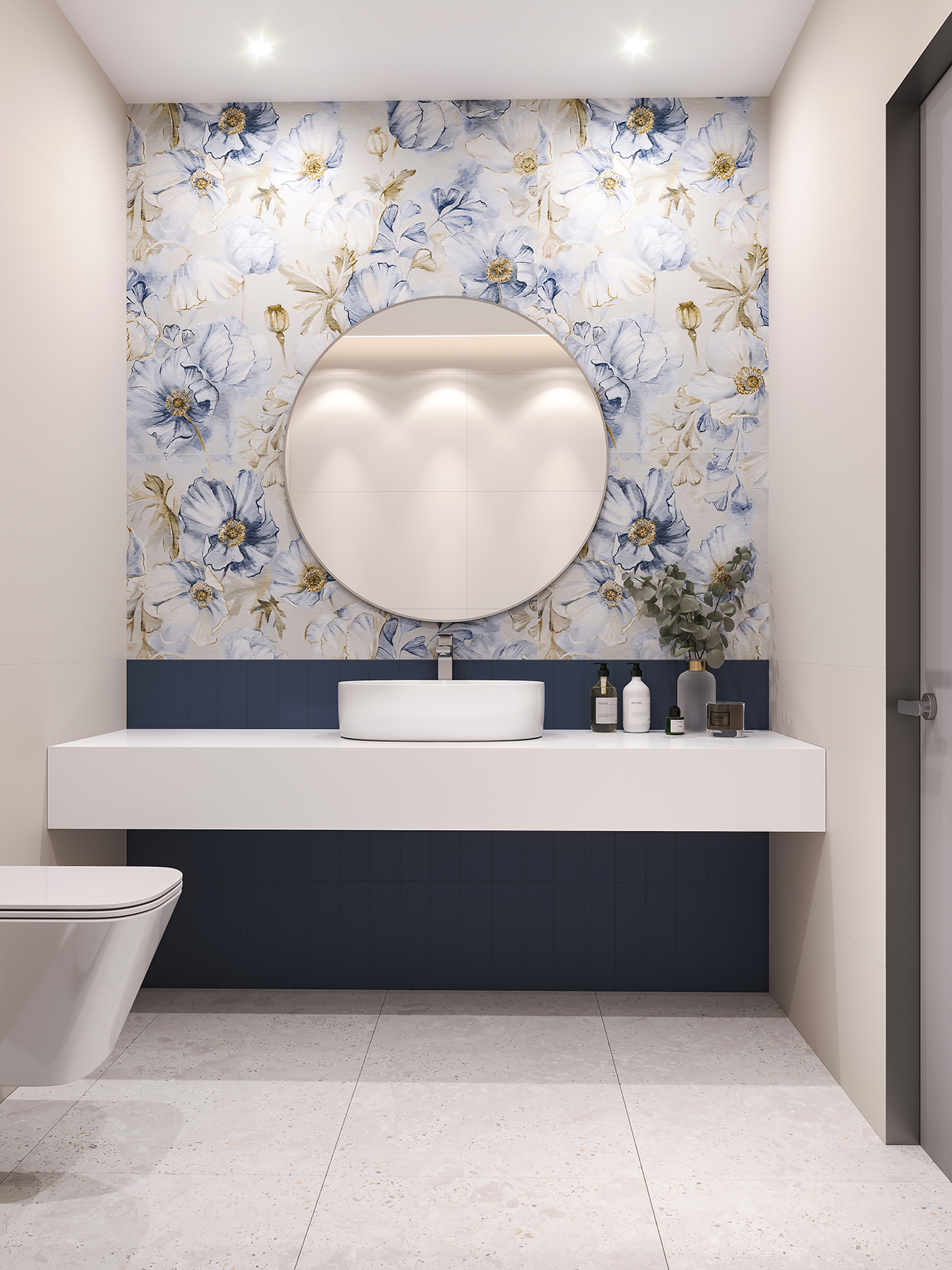 Элитный керамогранит DECORS ELITE BLUEBELL – атмосфера утонченной эстетики STP-ST139 INCOLOR - Вид №2