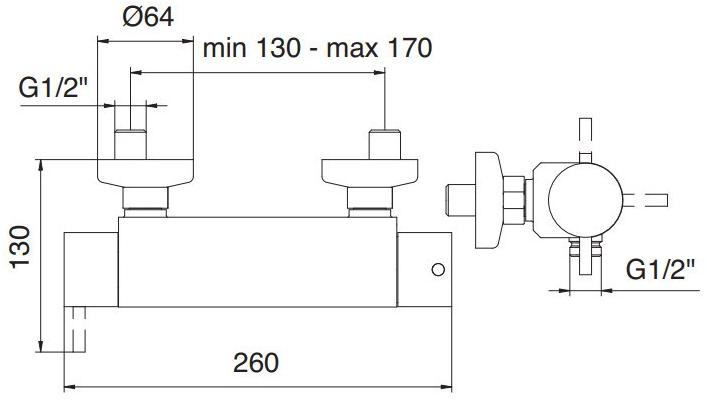 Rubinetterie Treemme X-change_mono  5845vl  - Вид №1
