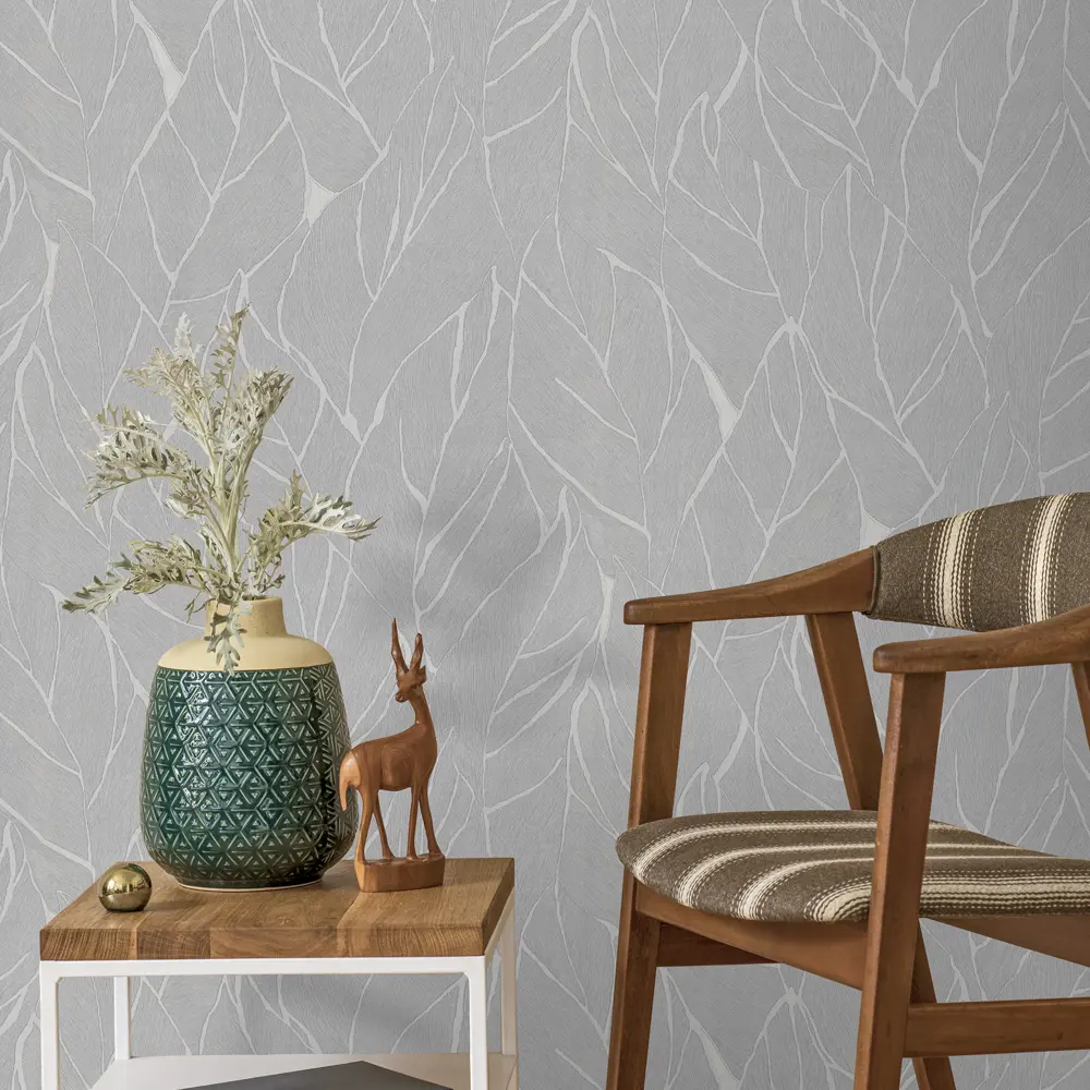 DIAMOND Adriana — флизелиновые обои серого оттенка для стильного интерьера 89384248 STLM-1349268 - Вид №2