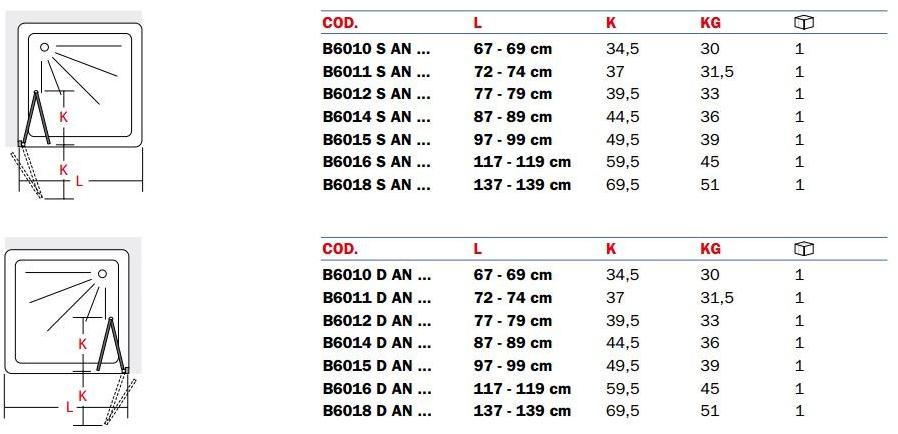 INDA® Душевая кабина из стекла с откидной дверцей Sim sun-id-1449580 - Вид №4