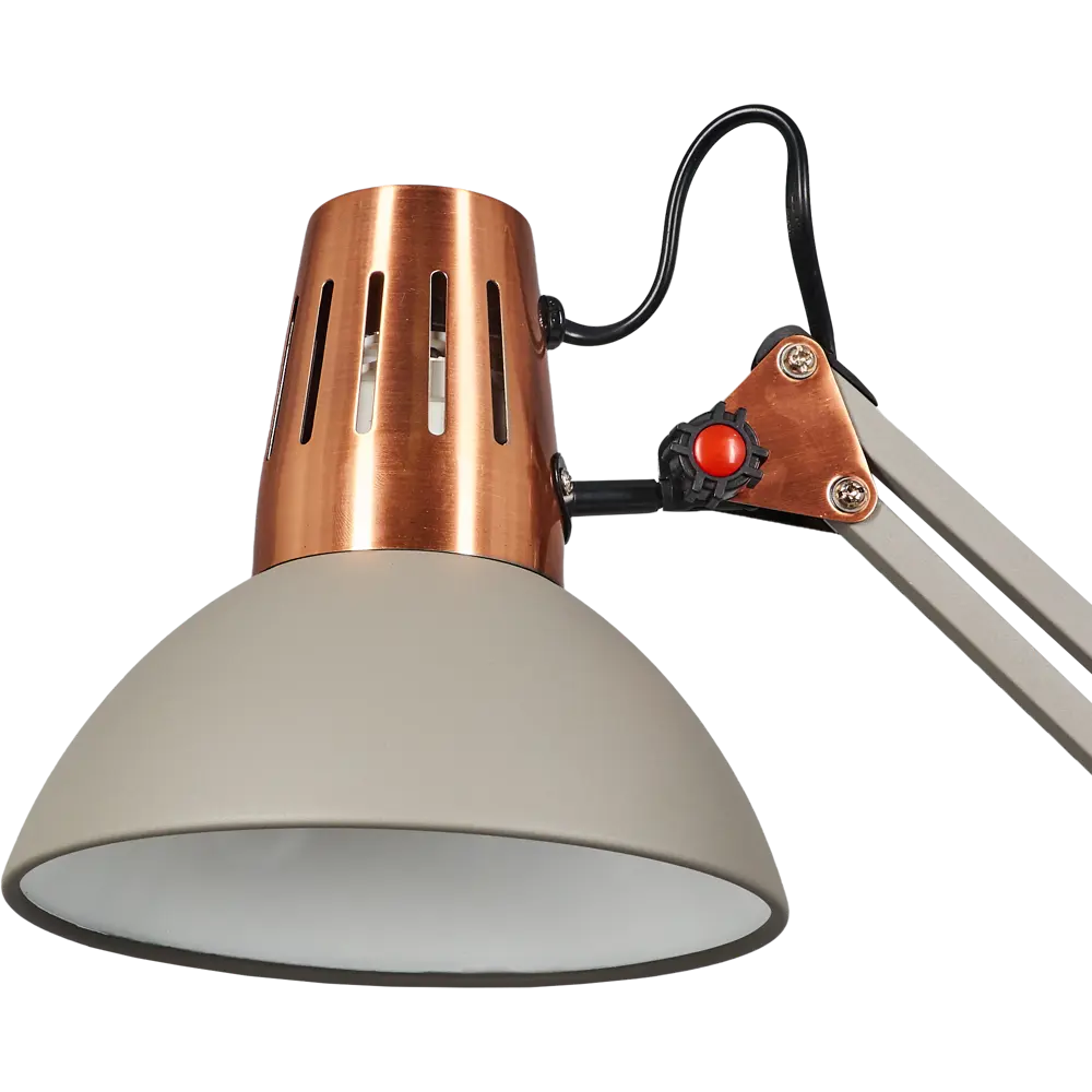 Рабочая лампа настольная Camelion Berlin, цвет серый/медь STLM-2185353 - Вид №3