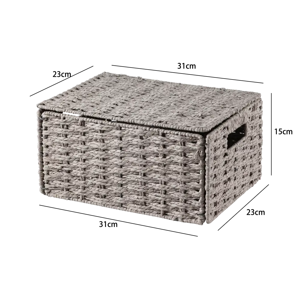 Кор плет с кр 31X23X15см св.сер Konsensa STLM-2194510