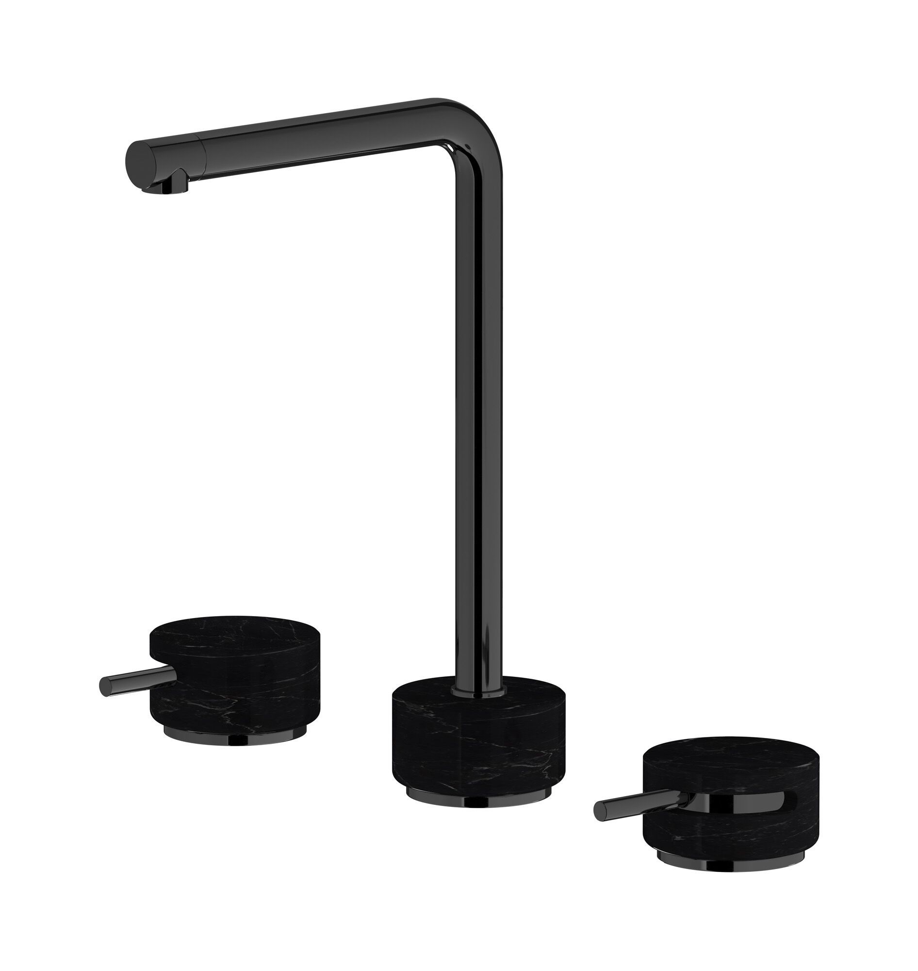 Смеситель для раковины с 3 отверстиями для мраморной столешницы IB мрамор + мрамор Elle ARCH-00027172 - Вид №3