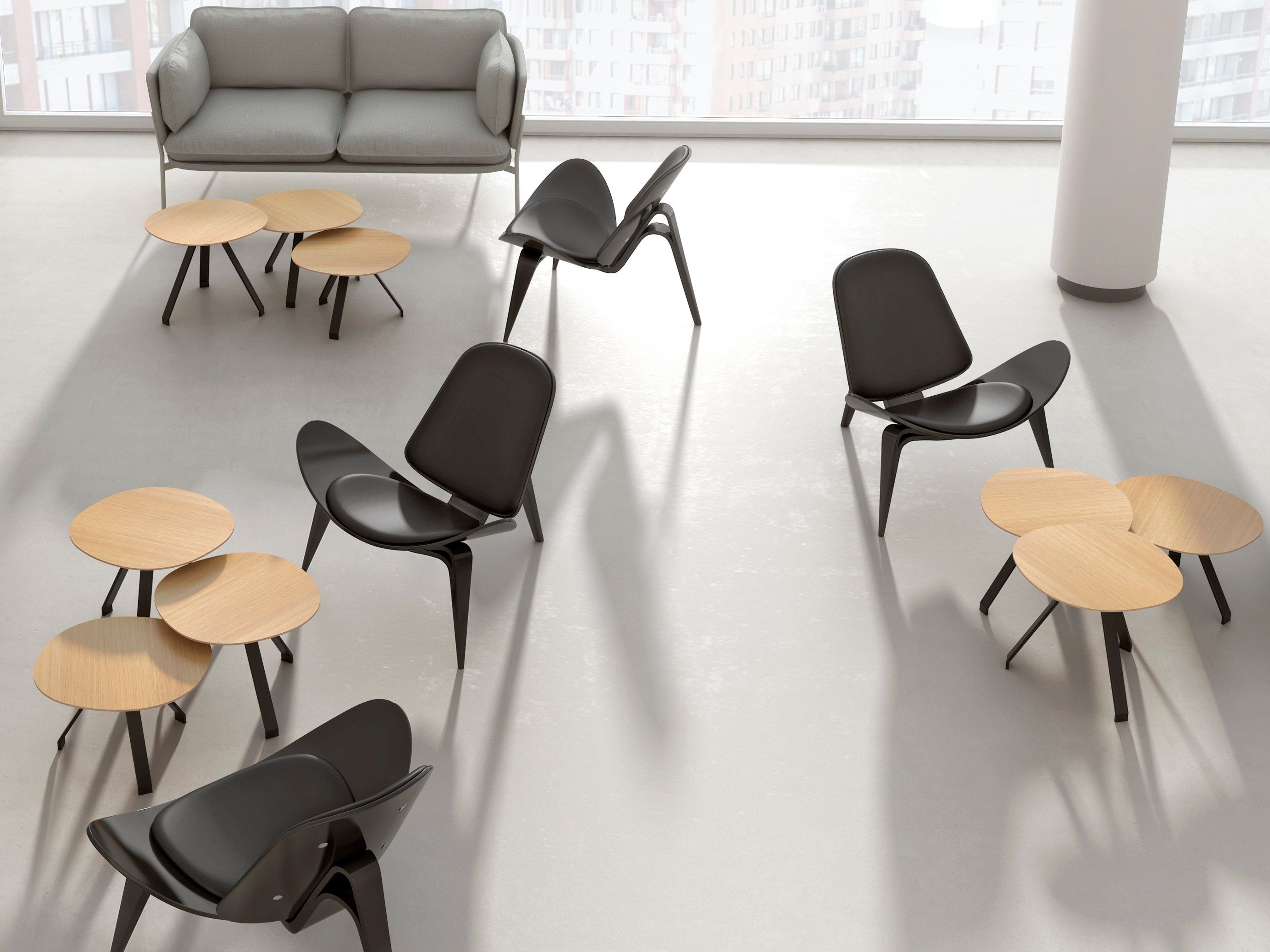 Круглый журнальный столик HPL Systemtronic CELES ARCH-00053872 - Вид №3