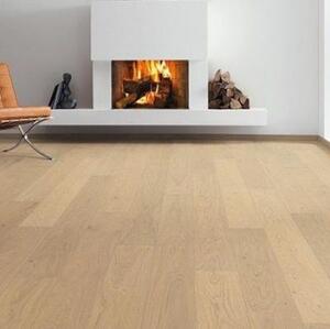 Паркетная доска Haro 4000 Series Top connect Пуро бежевый, Маркант Дуб Рустик с брашью (Текстурированная) 2200х180 мм.