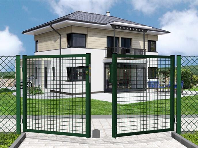 Ворота с замком Ferro Bulloni подъездные ворота ARCH-00067439