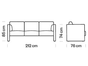 3-местный тканевый диван Et al Nomad+ ARCH-00083255 - Вид №4