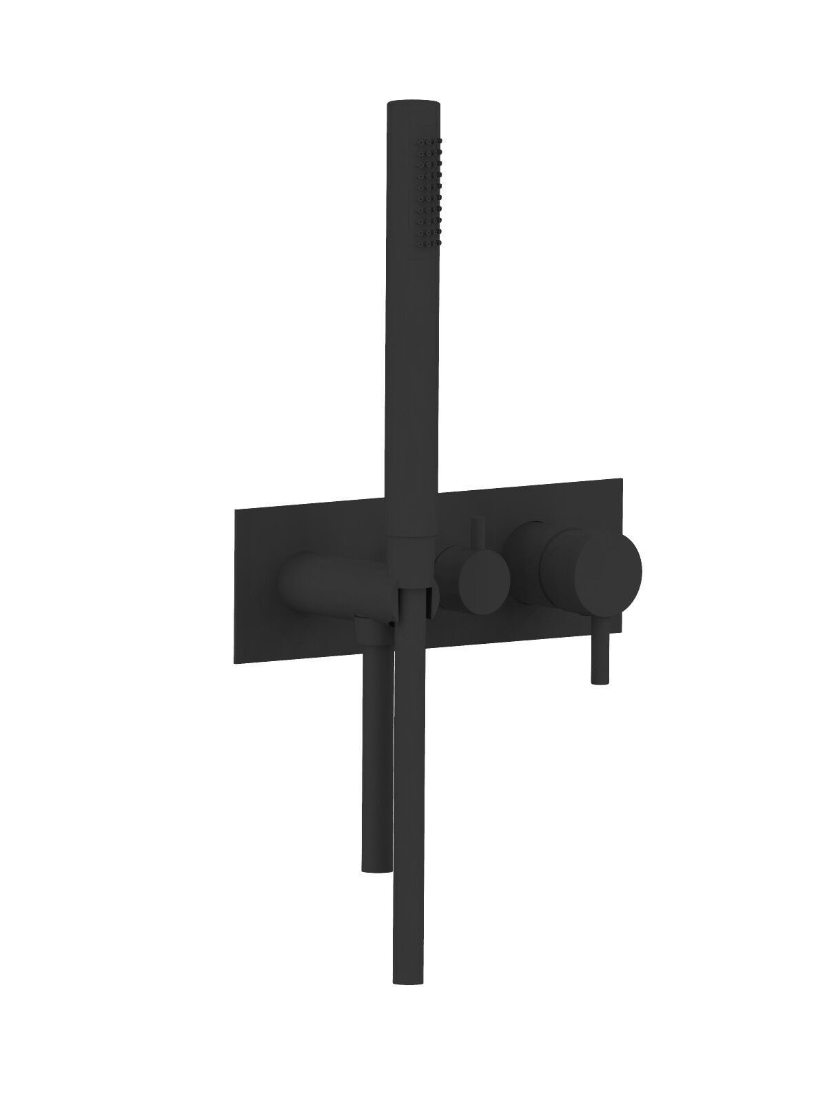 Настенный смеситель для ванны с 3 отверстиями и ручным душем Rubinetterie Frattini отдельная эстетика ARCH-00136591 - Вид №23