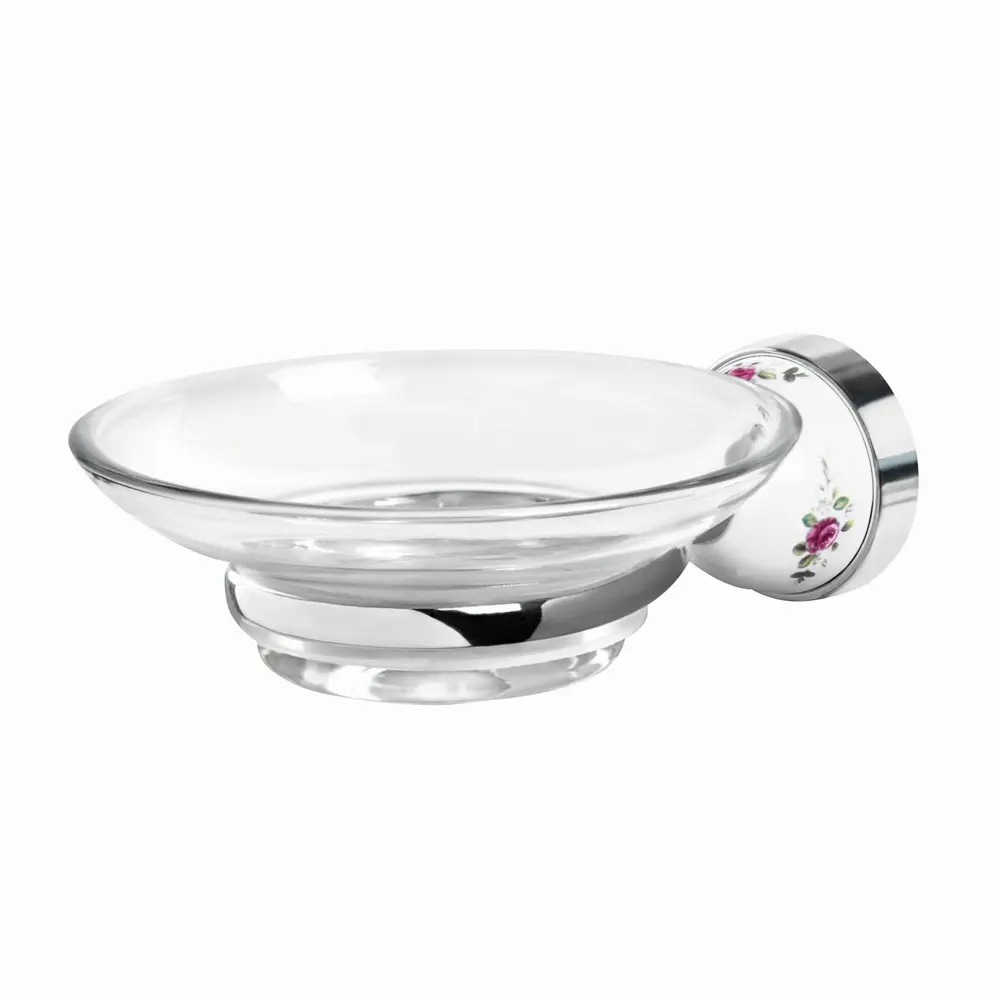 Мыльница подвесная «Rose» цвет прозрачный VERRAN STLM-2060941