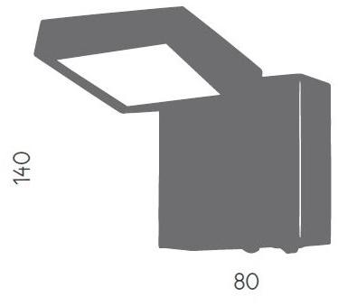 Aromas del Campo Настенный светильник из металла Square A1133 - Вид №2