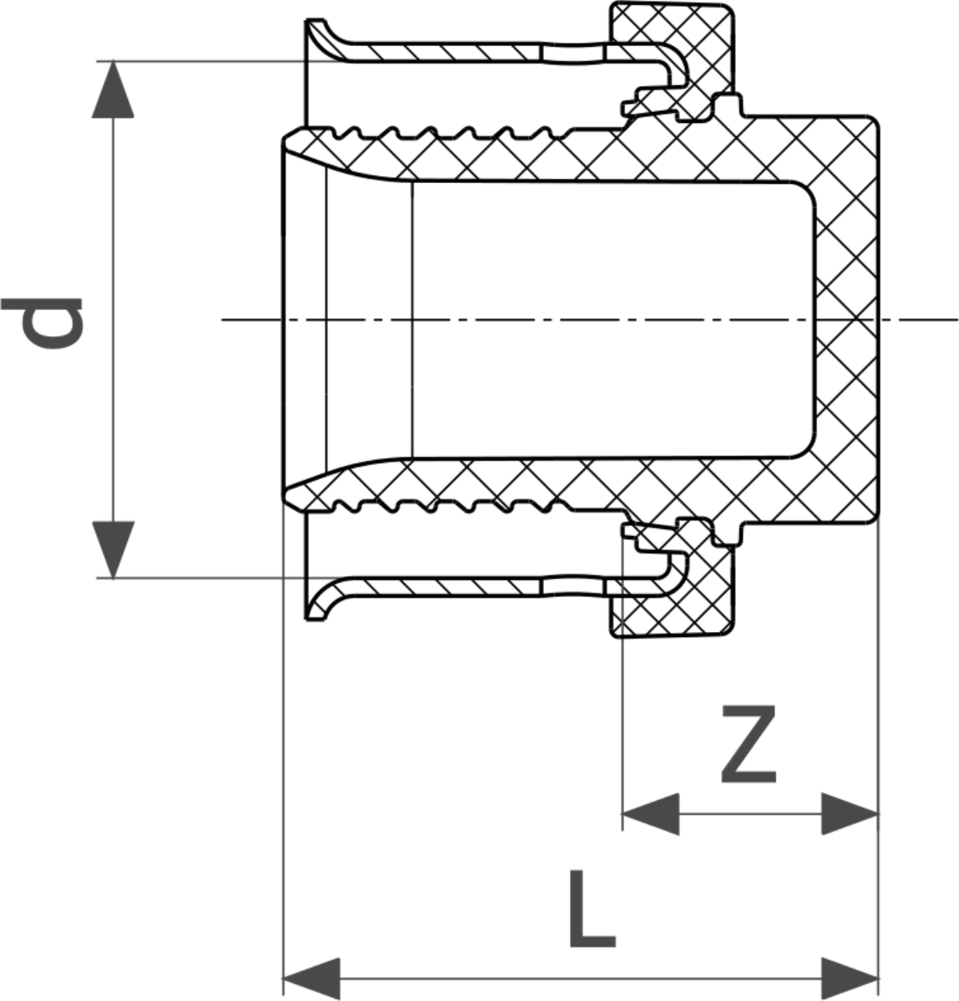 608 583 Модель 4756 Трубопроводные системы  Viega Smartpress  Оборудование для систем отопления и водоснабжения, PPSU Santreyd  - Вид №3