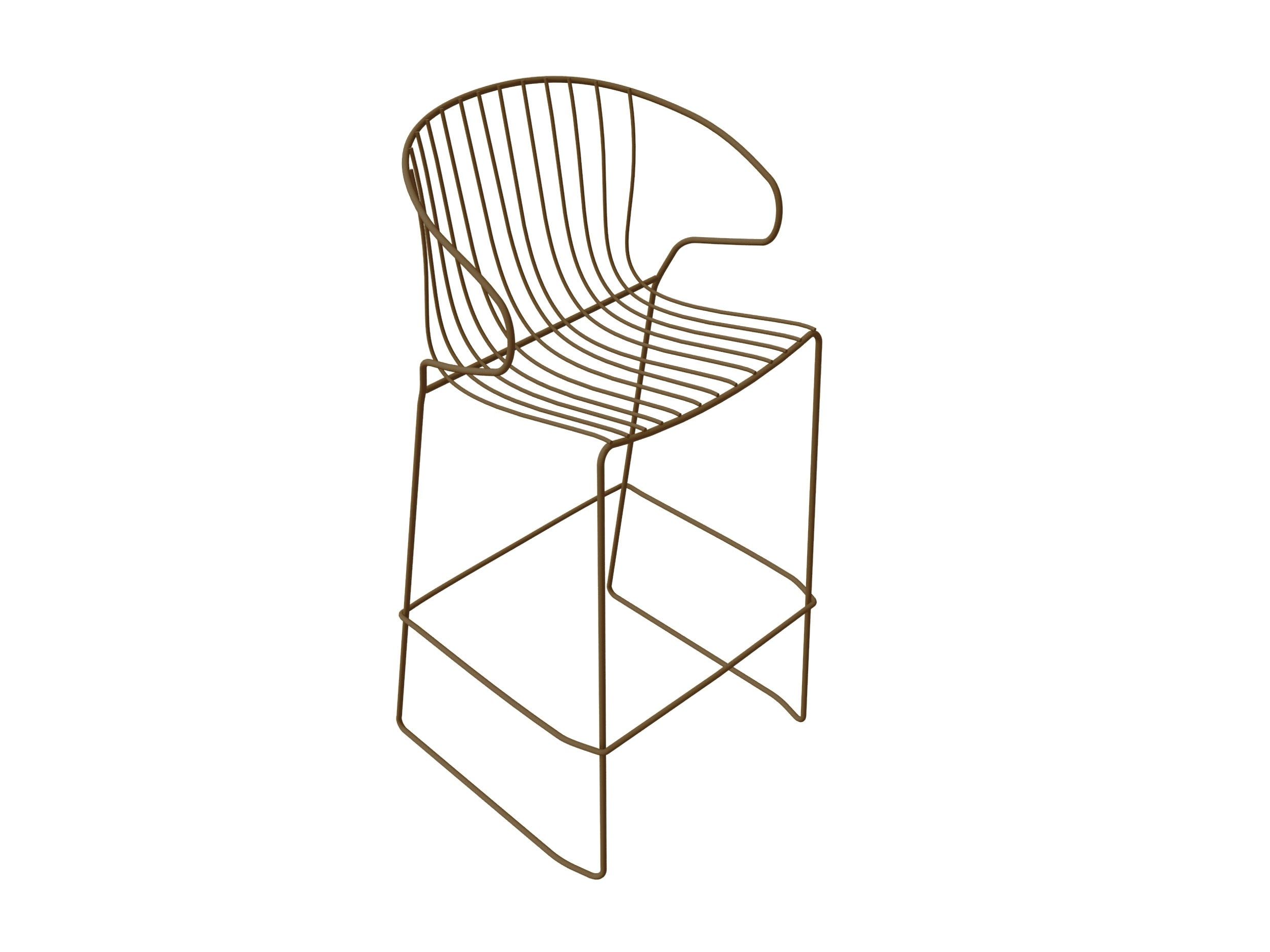 Стальной садовый стул с подлокотниками iSimar Bolonia ARCH-00047054 - Вид №30