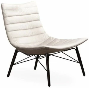 ROSSIN Мягкое кожаное кресло Luc