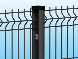 Фасонный столб для металлического забора