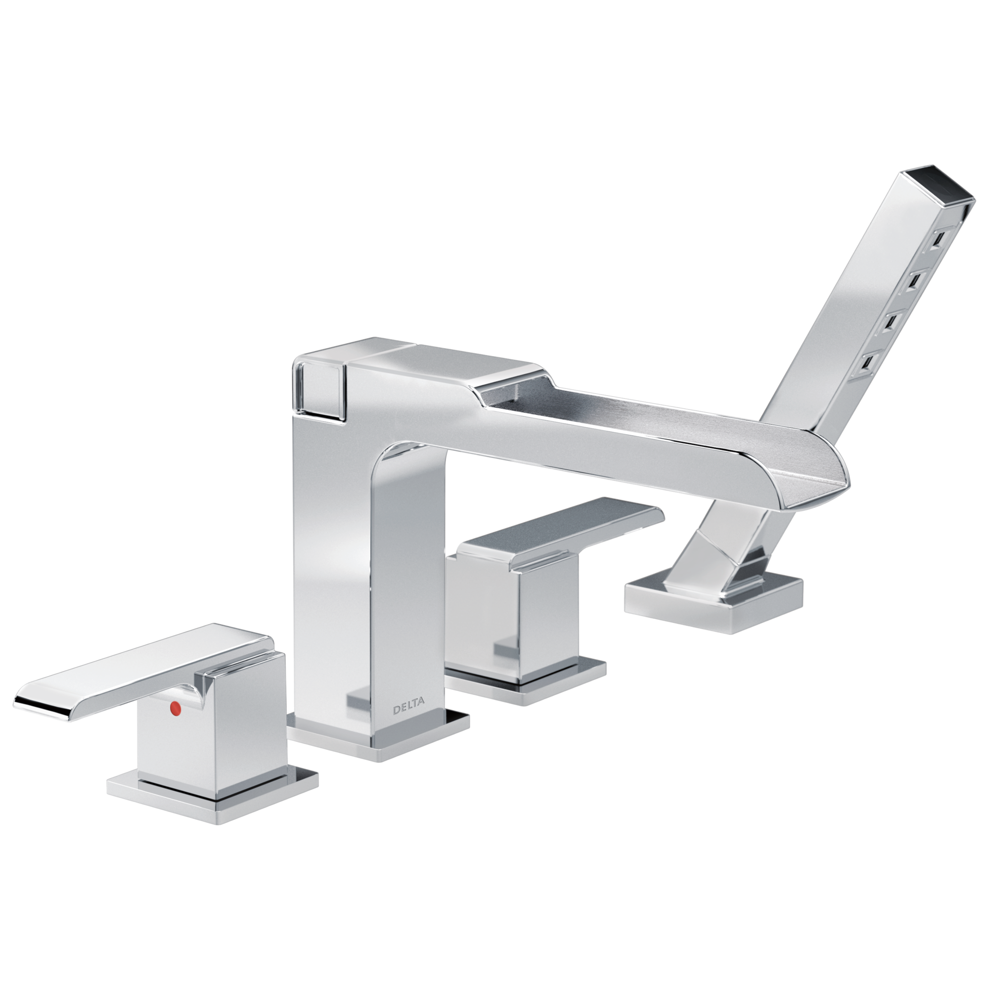 Римская отделка для ванны с изливом и ручным душем Delta Faucet Ara T4768-BL