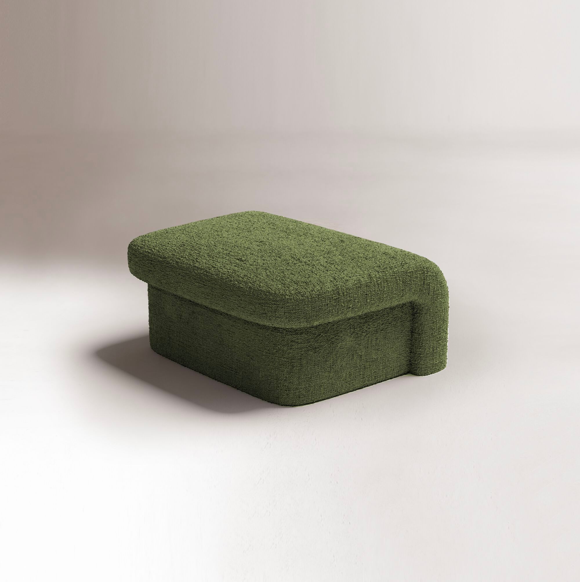 Квадратный пуф из ткани DOOQ слайд ARCH-00085855 - Вид №2