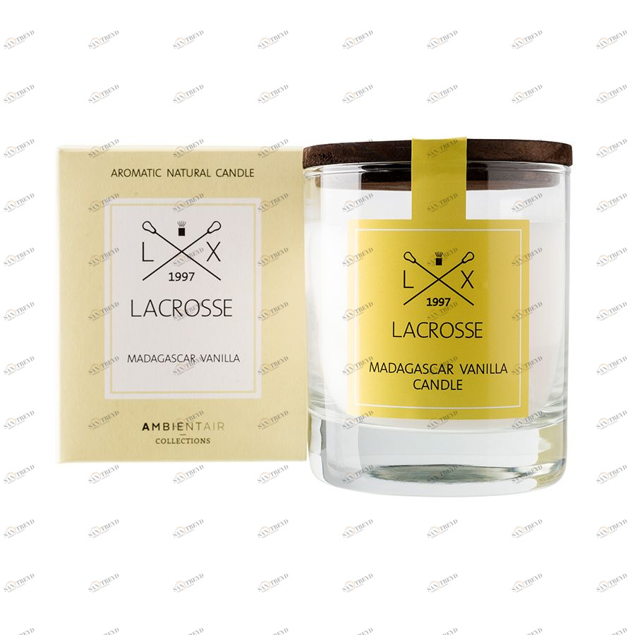 Свеча ароматическая в стекле «Мадагаскарская ваниль» Ambientair VV040VNLC