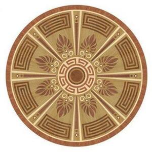 Художественный паркет Da Vinci Розетка 26-117 Дуб Селект (Гладкая) х1000диаметр мм.