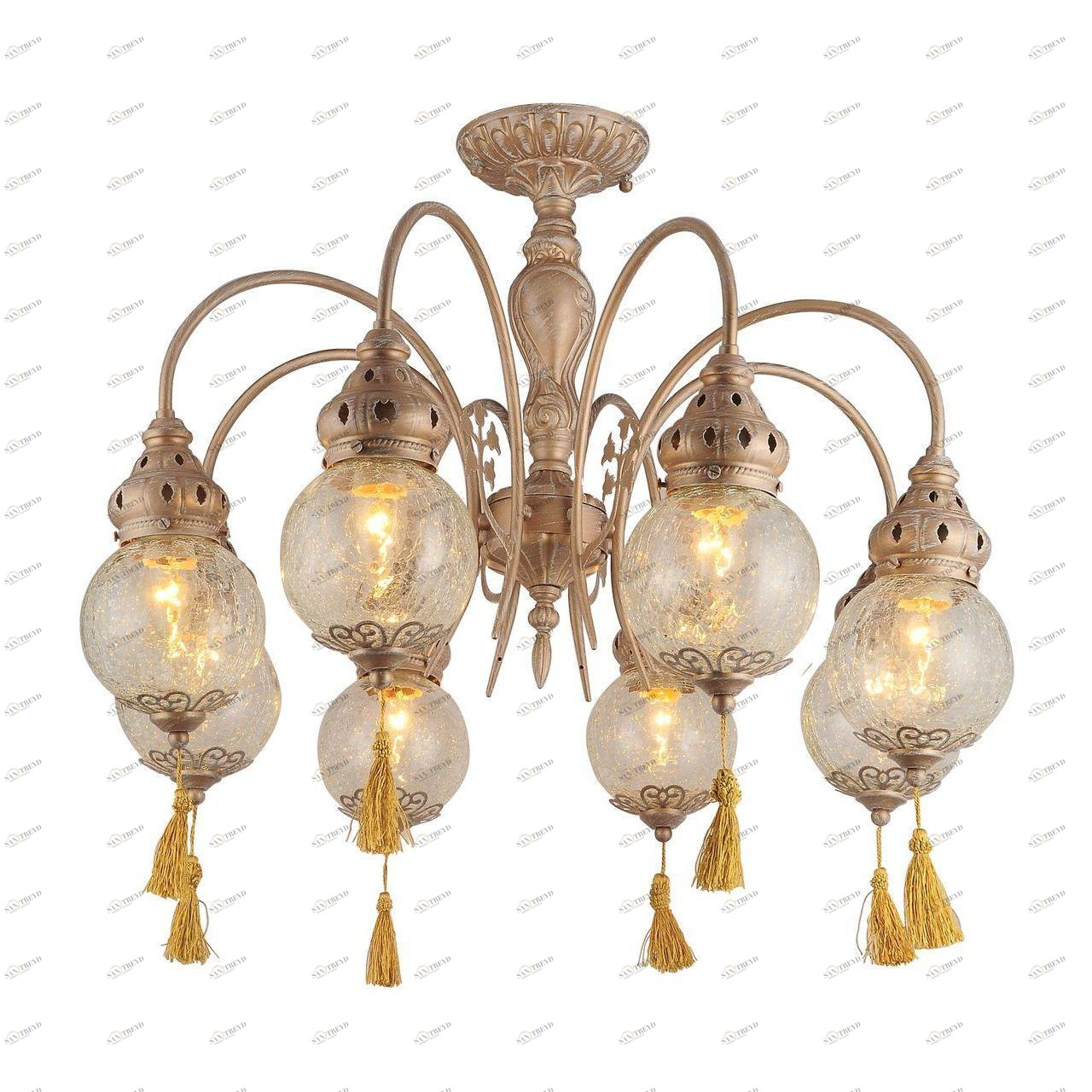 Потолочная люстра Arte Lamp A2146PL-8GA золото ARTE LAMP ДИЗАЙНЕРСКИЕ 188053 Золотой 