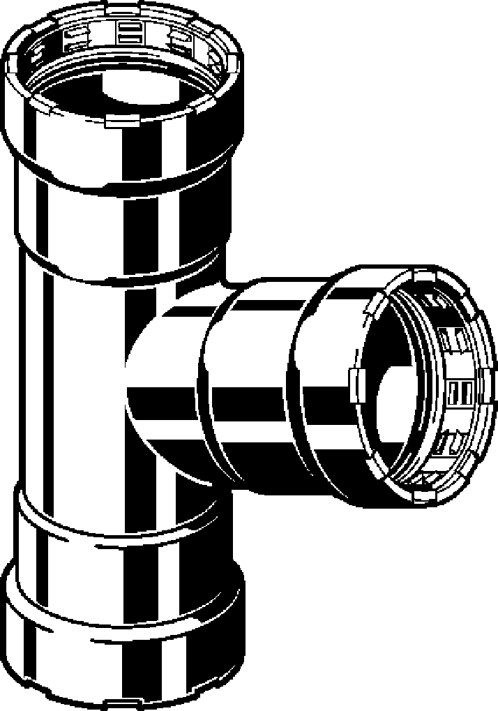 Viega Тройник Megapress 4218 (695132) 695 132 - Вид №1