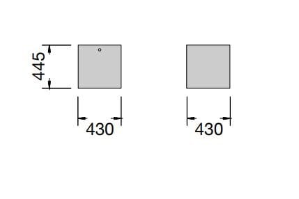 Деревянная квадратная тумбочка Porro оффшор ARCH-00129245 - Вид №6
