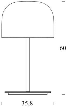FontanaArte Настольная лампа из металла Equatore sun-id-1387322 - Вид №5