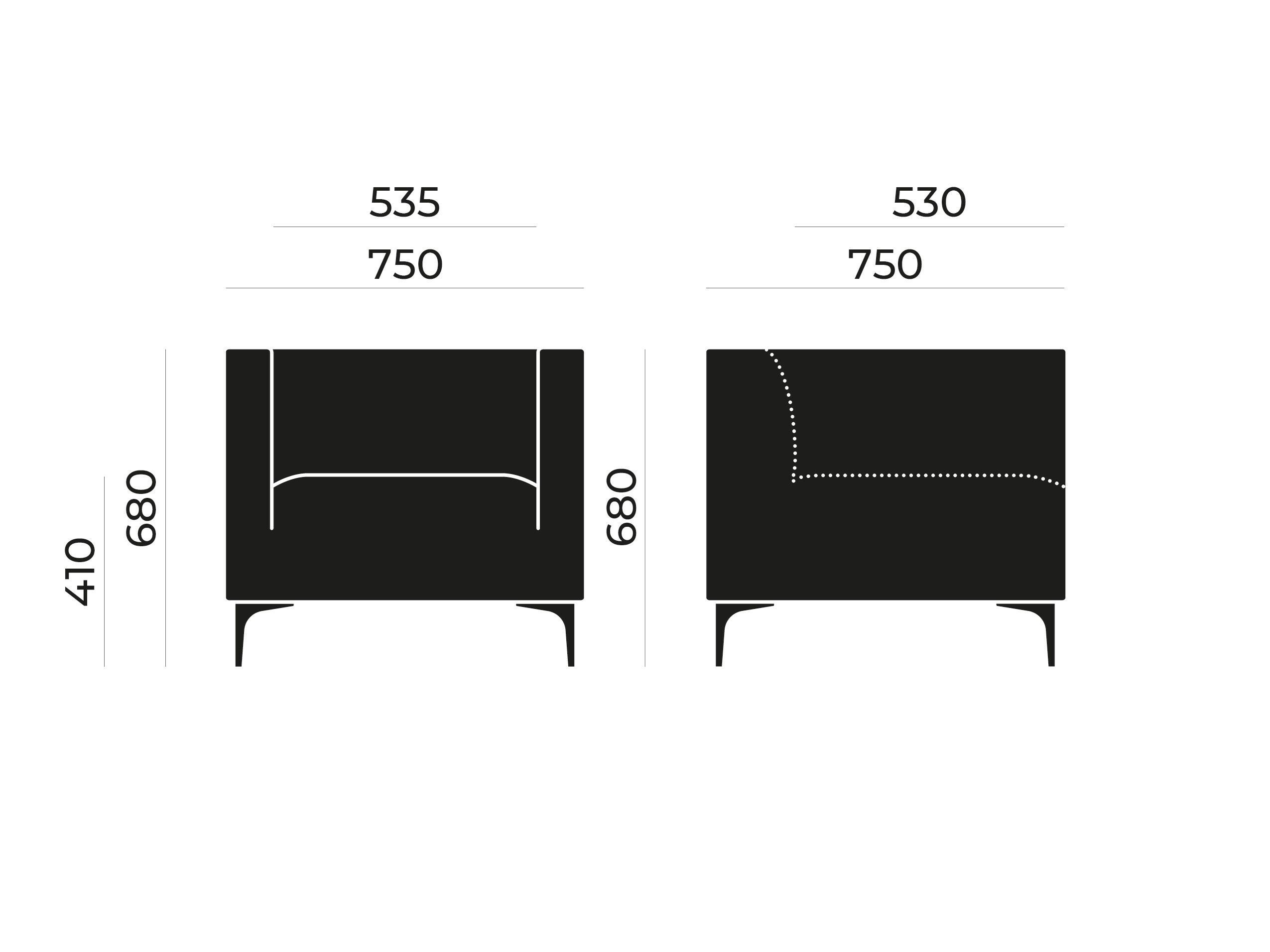 Кресло с подлокотниками Nahu Argo Light ARCH-00030527 - Вид №2