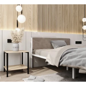 91774587 Изголовье для кровати Alicia Alicia Home 84x21x2.60 см МДФ цвет бежевый STLM-1458216