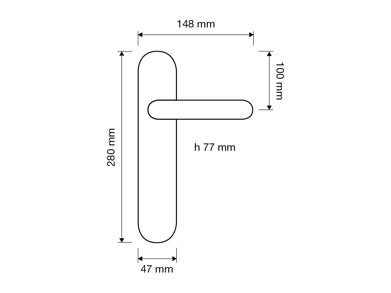 Латунная ручка на пластине с кристаллами Swarovski® LINEA CALI' Feeling ARCH-00077541 - Вид №2