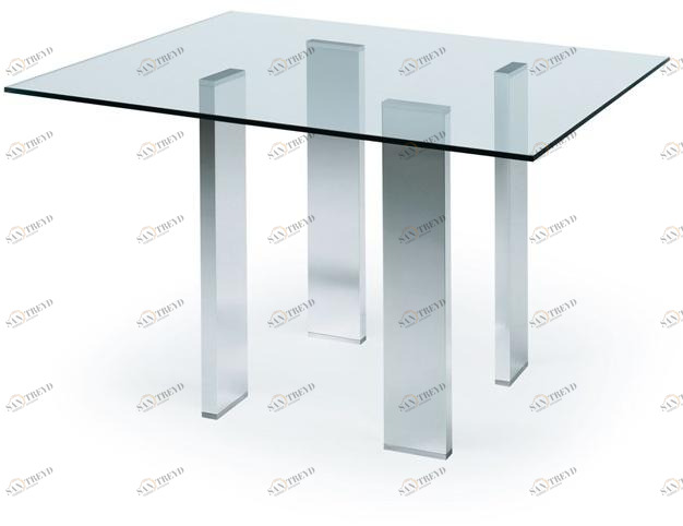 MisuraEmme Квадратный стол из алюминия и стекла Atelier sun-id-1442367